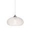 Besa Lighting Bana Cord Pendant, Frost, Satin Nickel Finish, 1x60W Incandescent 1JT-BANAFR-SN - alternate 1